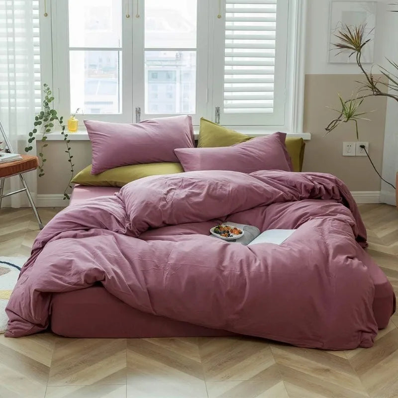 Solid Color Duvet Cover