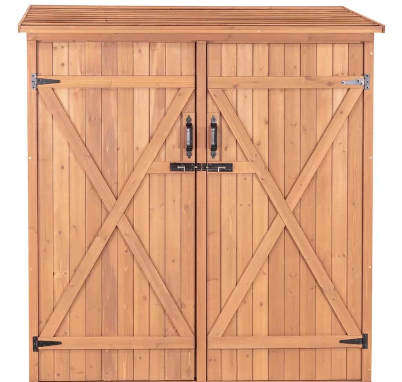 Solid Wood Tilting Tool Shed