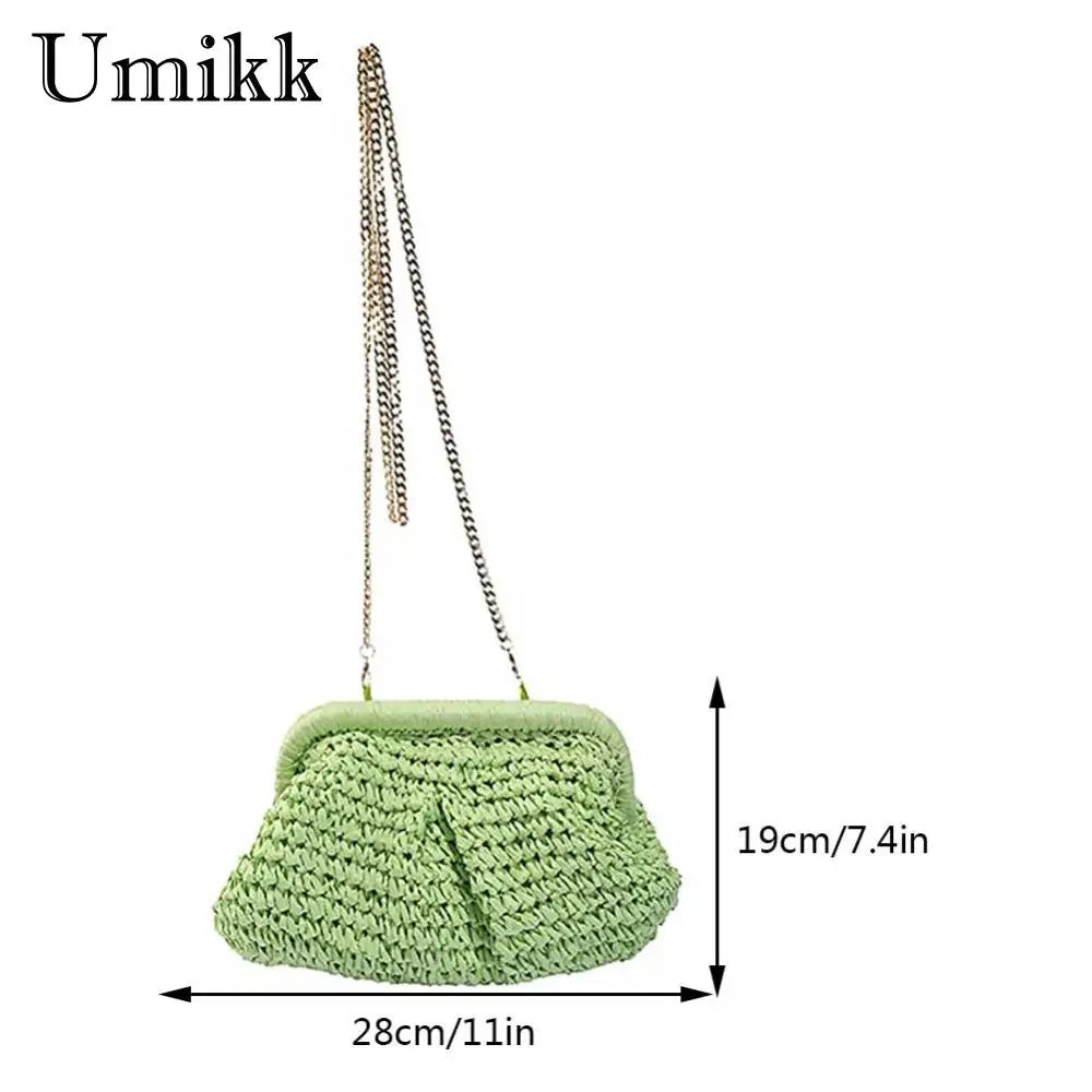 Straw Shoulder Bag