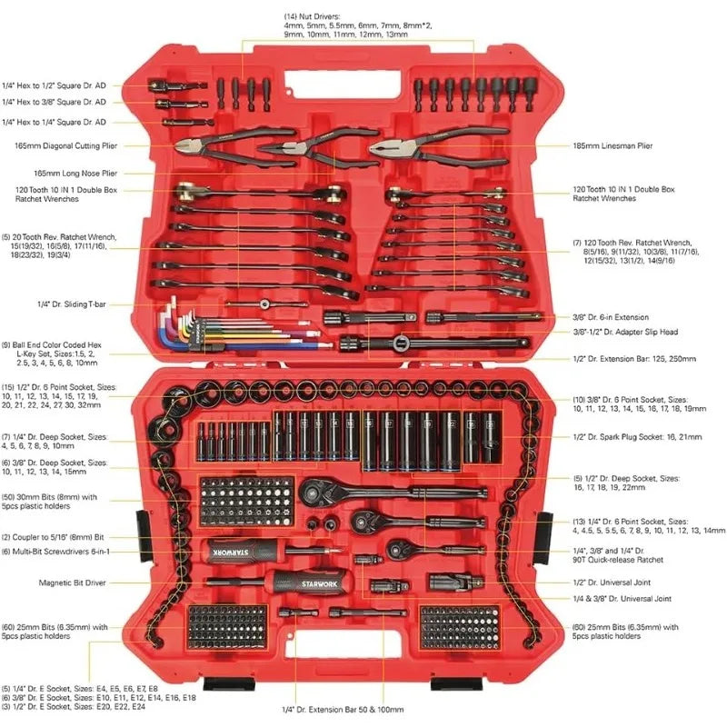 305-Piece Mechanics Tool Set