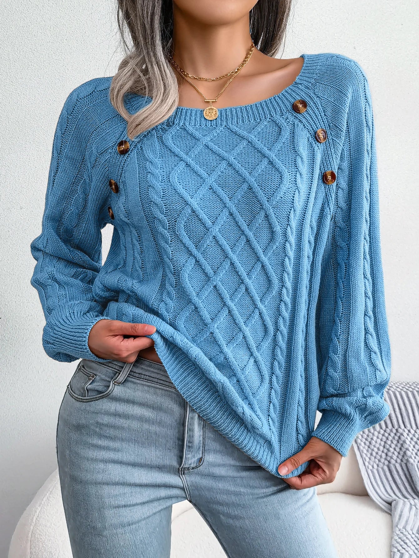 Long Sleeve Knitted Pullovers