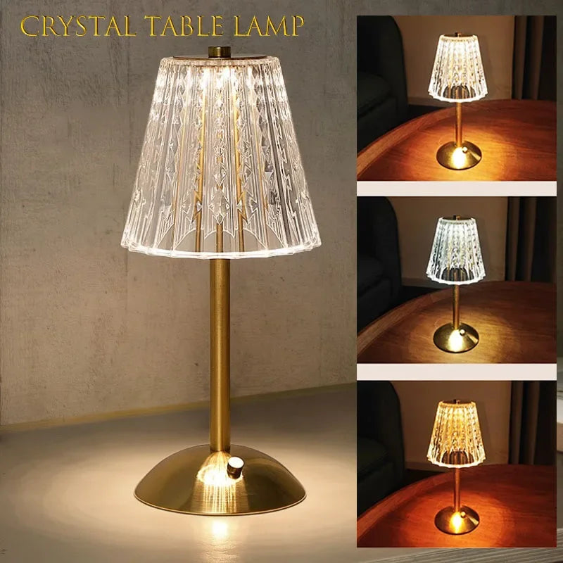 Crystal Table Lamp