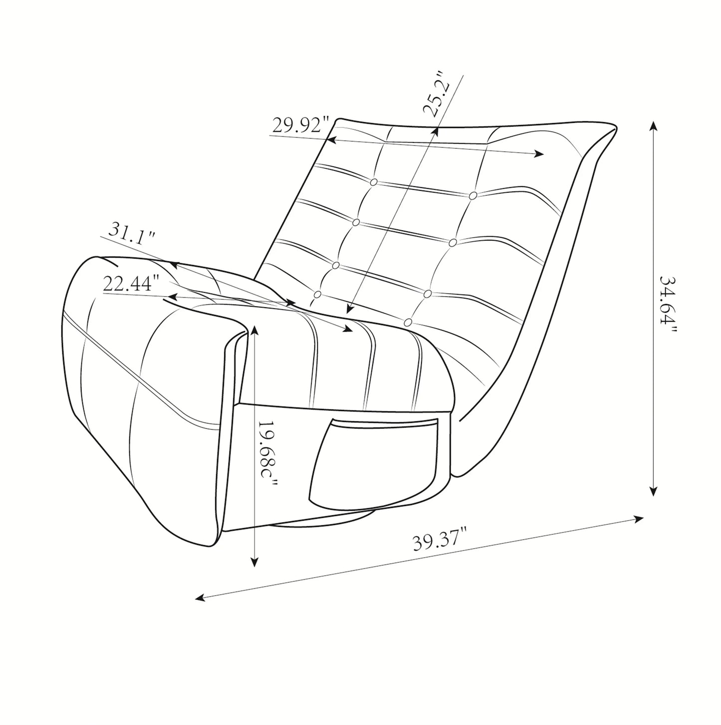 Swivel Glider Power Recliner Chair,Rocking Chair Sofa