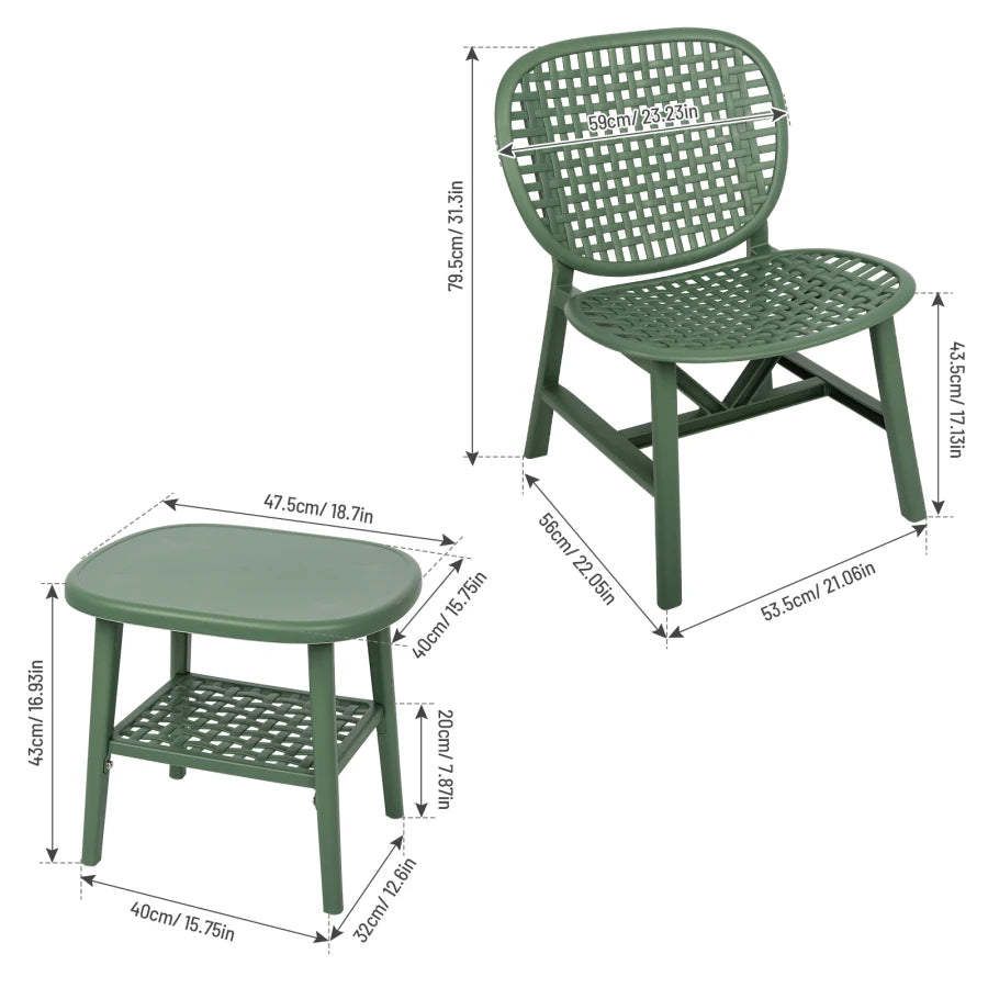 Patio Table Chair Set