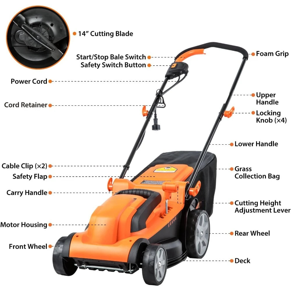 Lawn Mower Electric Corded