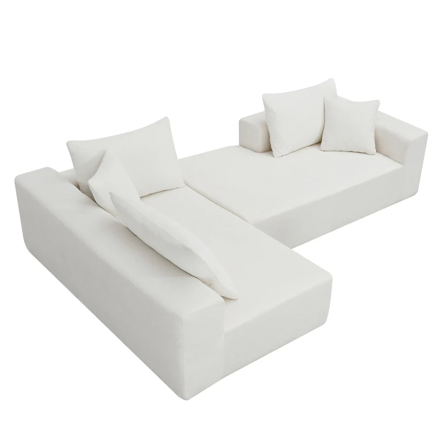 Sectional Upholstered Sleeper Sofa