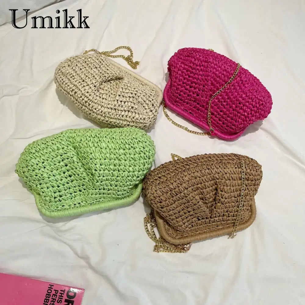 Straw Shoulder Bag