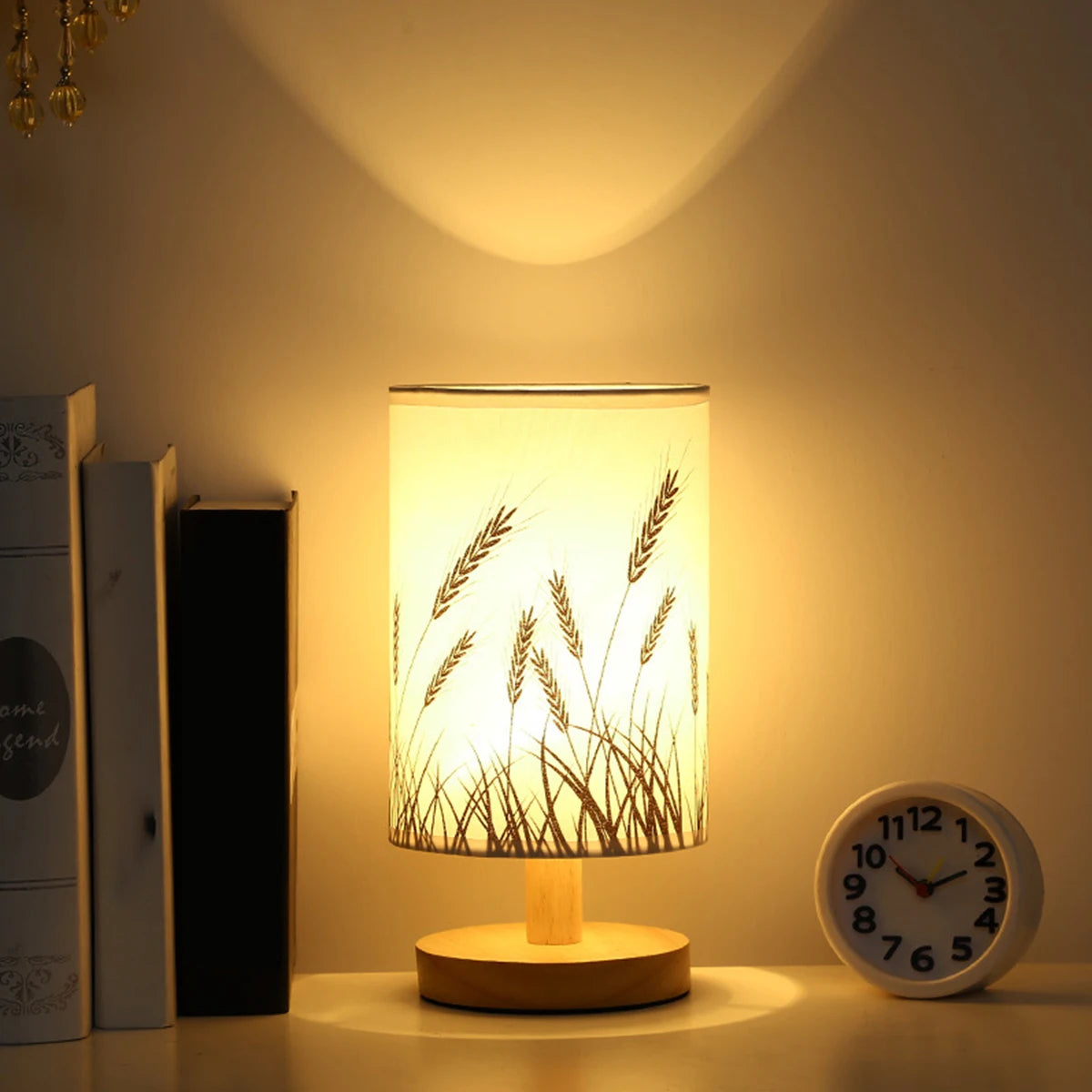 Linen Table Lamp LED