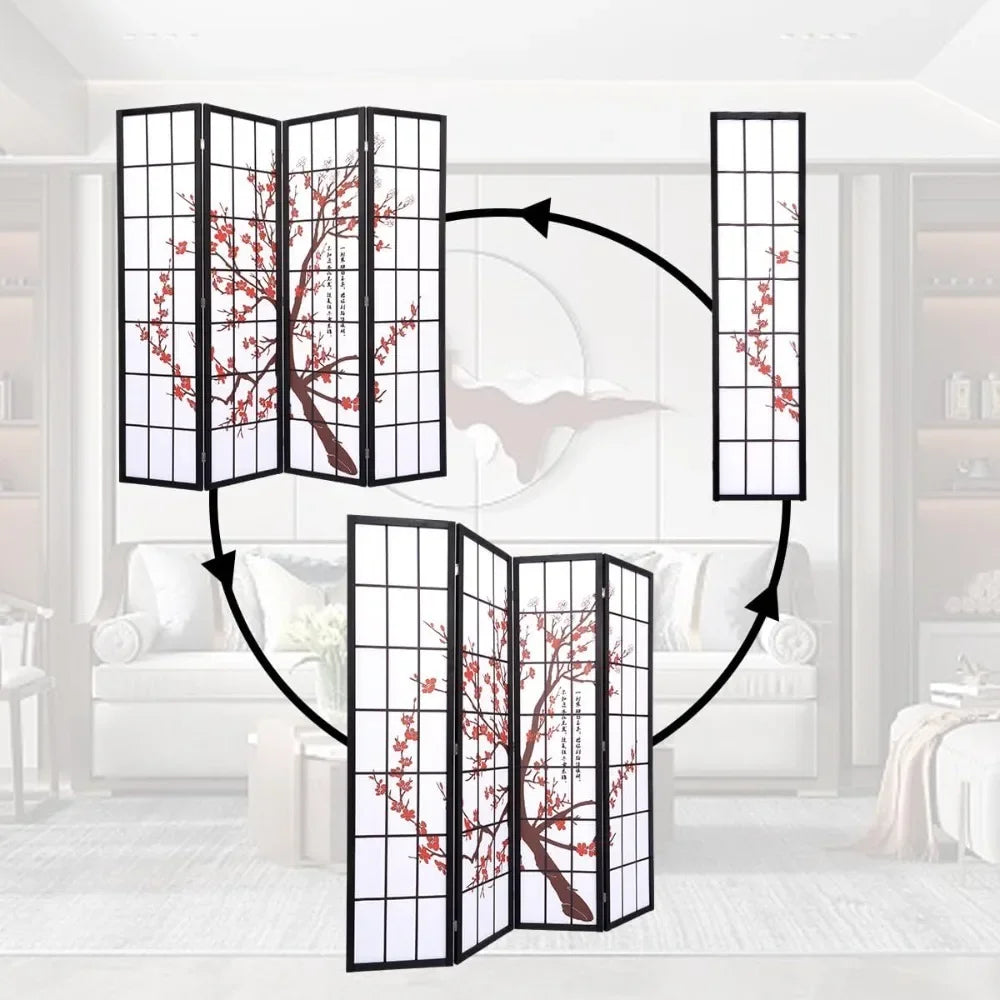 Room Devider Room Divider Screen 4 Panel Privacy Screen Portable Freestanding Wall Divider for Room Divider Design Home Decor