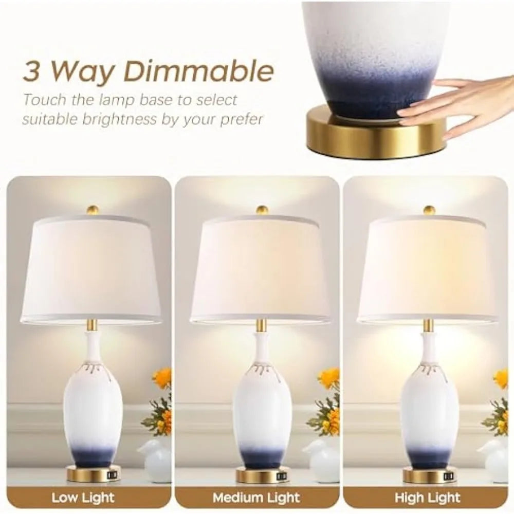 End Table Lamp Set of 2