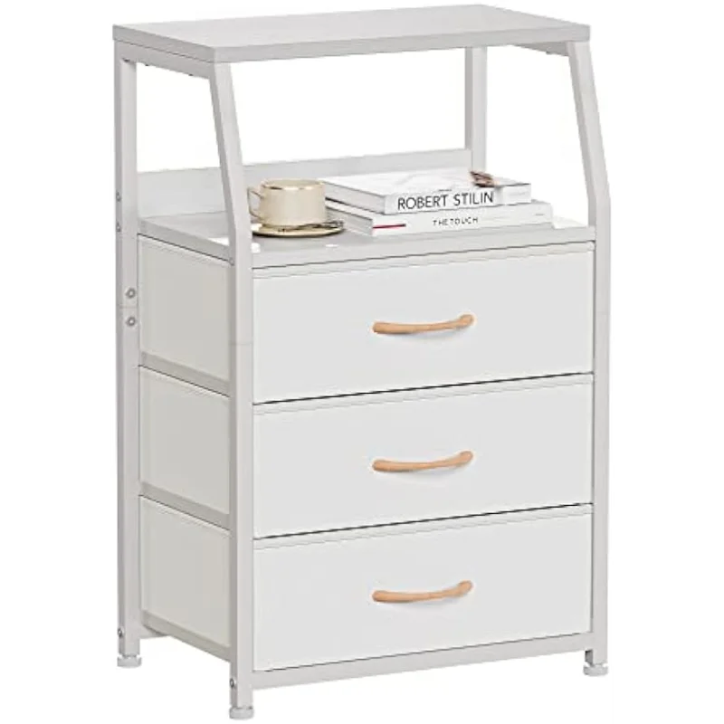 White Dresser with 3 Drawers