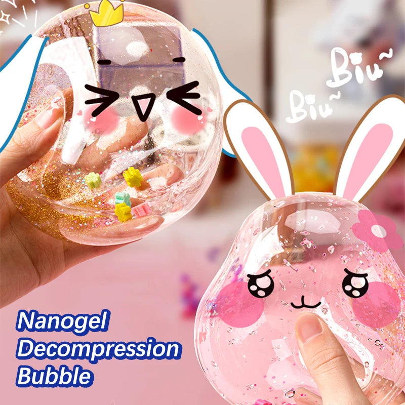 DIY Craft Pinch Toy Making Blowable Bubble Tape Non-marking Double-sided Adhesive Reusable Color High Sticky Nano Tape