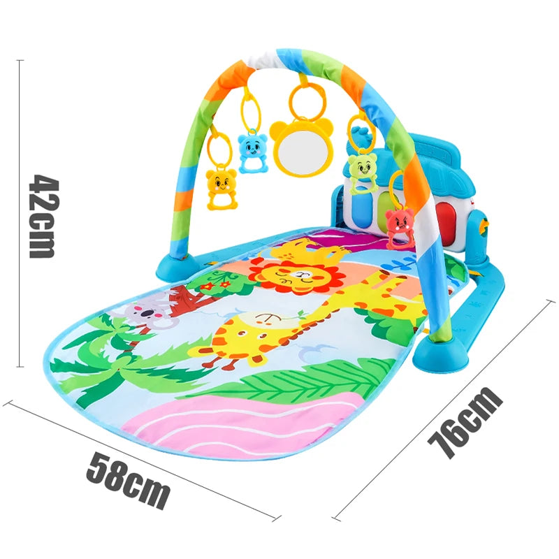 Fitness Stand Music Play Gym Activity Toys