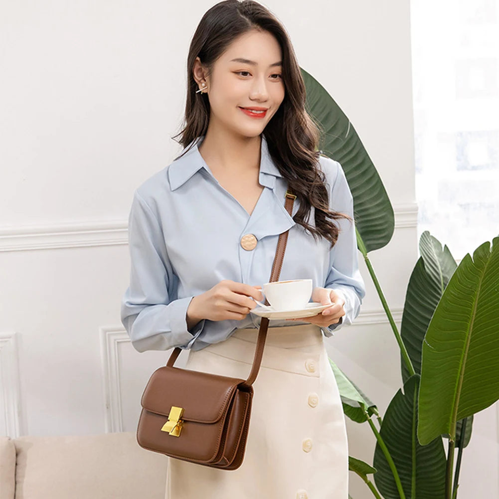 Leather Shoulder Bag Women