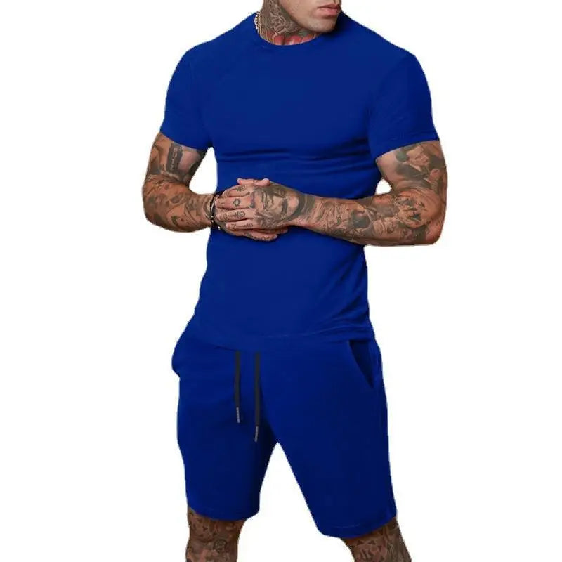 2-Piece Set Oversized Casual Beach Sport Man Suit