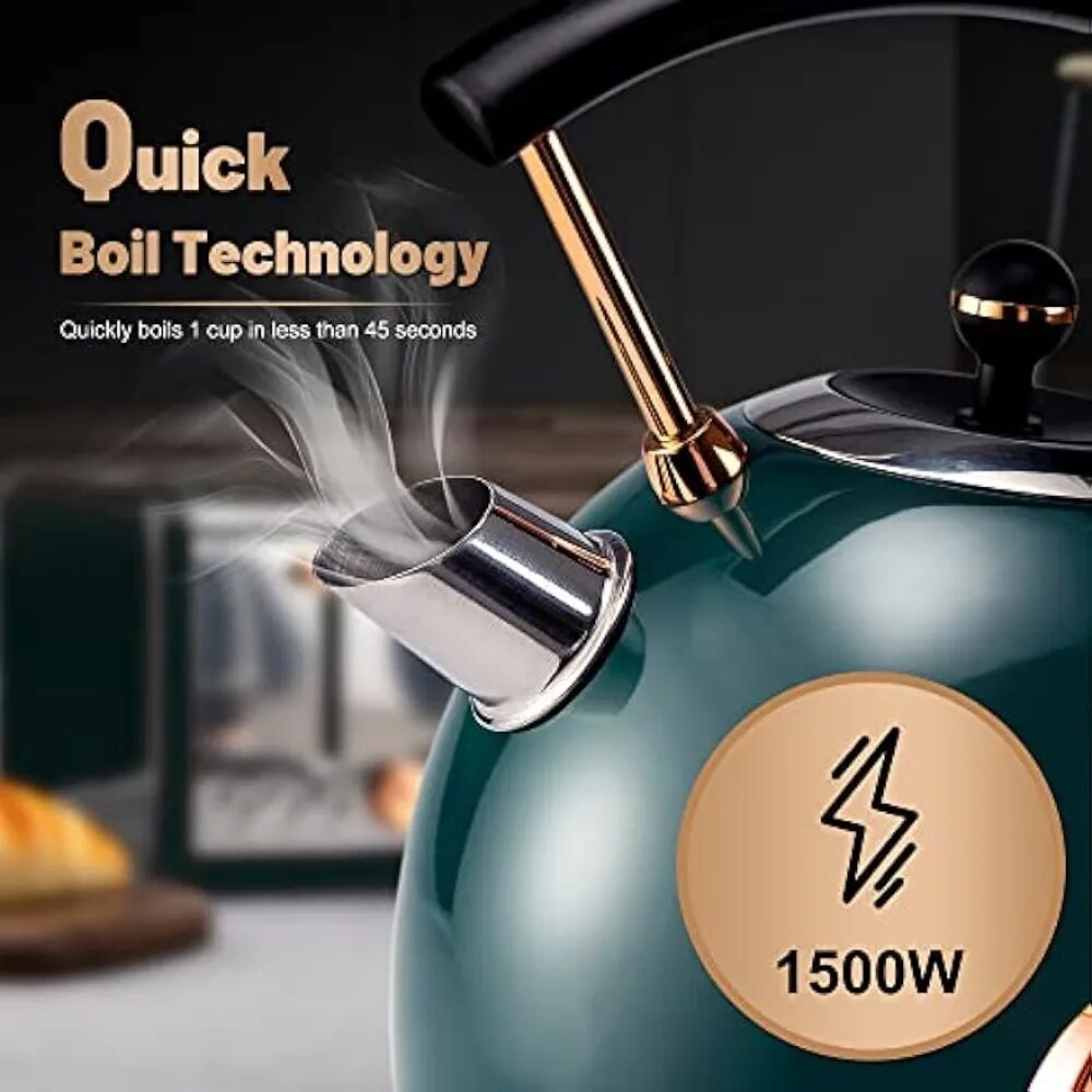 1.8L Electric Water Kettle with Temperature Gauge