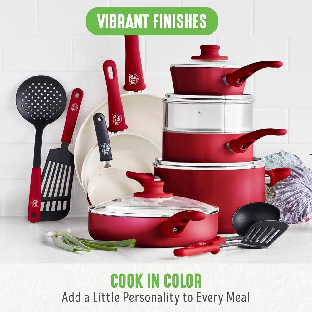 16 Piece Kitchen Cookware