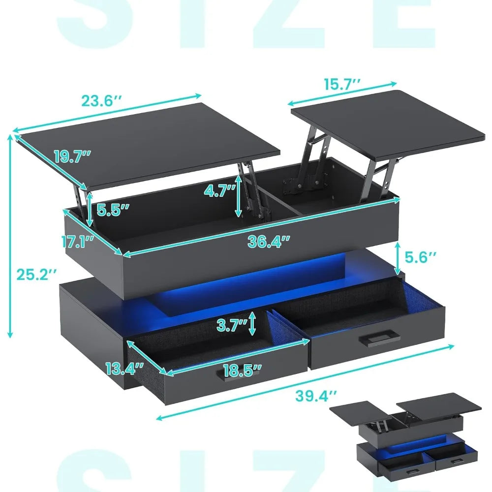 40" Lift Top Coffee Table