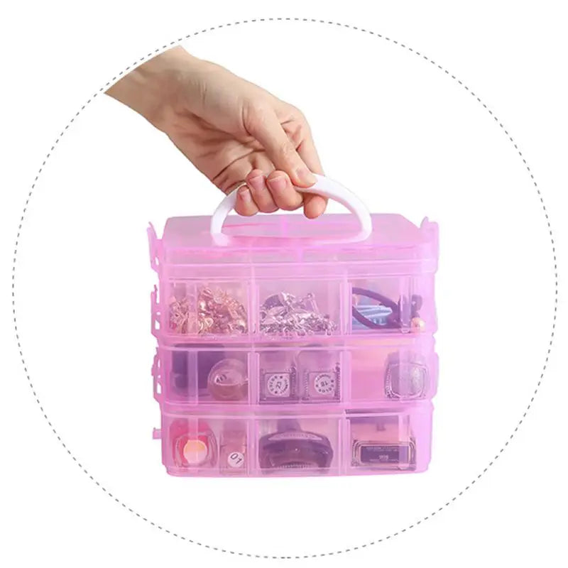 Plastic Storage Jewelry Box