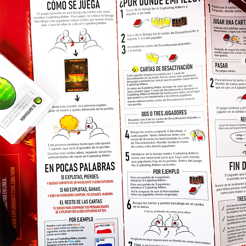 Exploding Kittens español Board Game