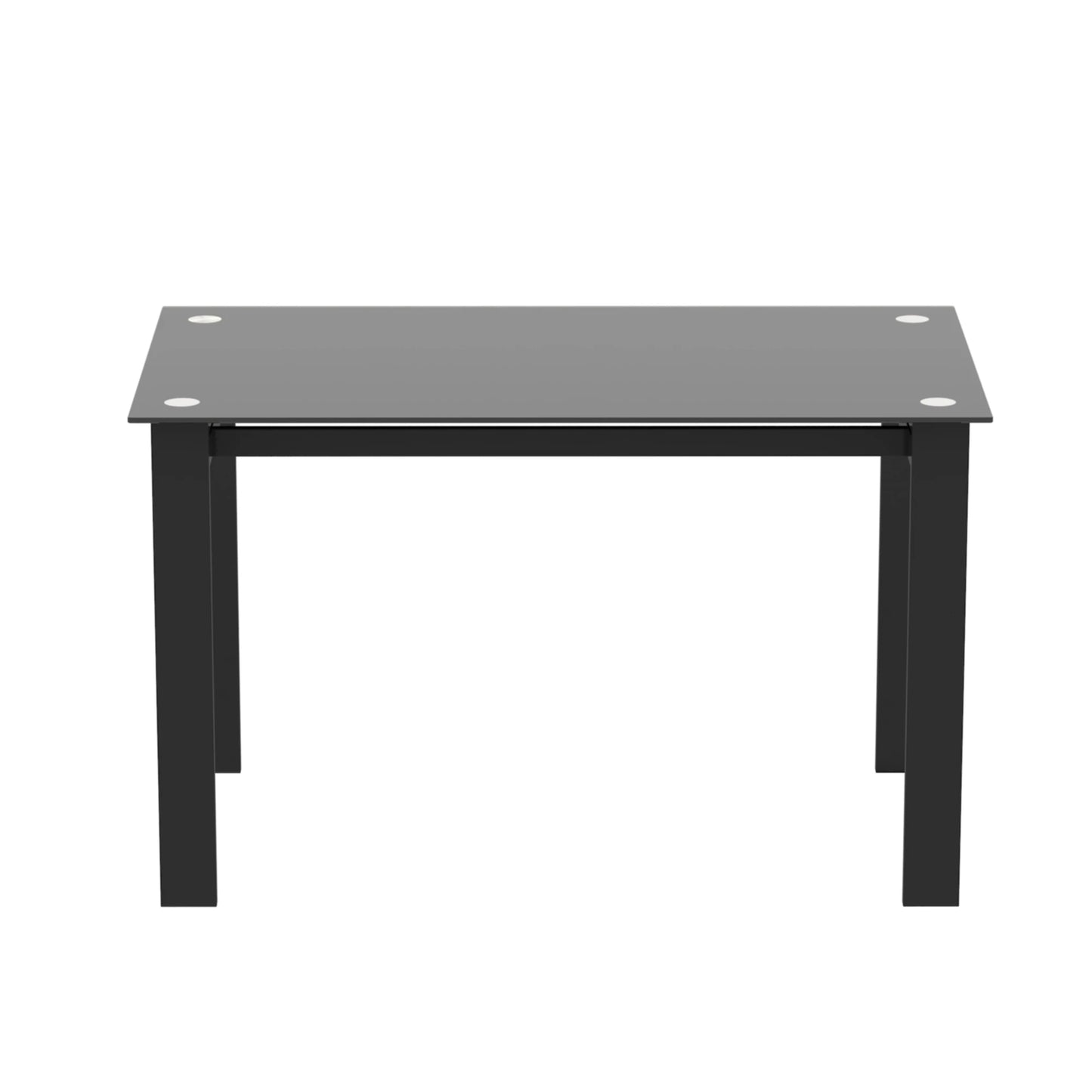 Glass Black Dining Table Chair